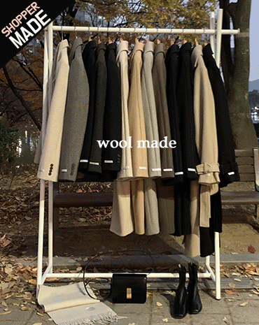 [wool40%/made:D]소프트 하프 트렌치 울코트 (3color)&#039;2온스누빔안감&#039;
